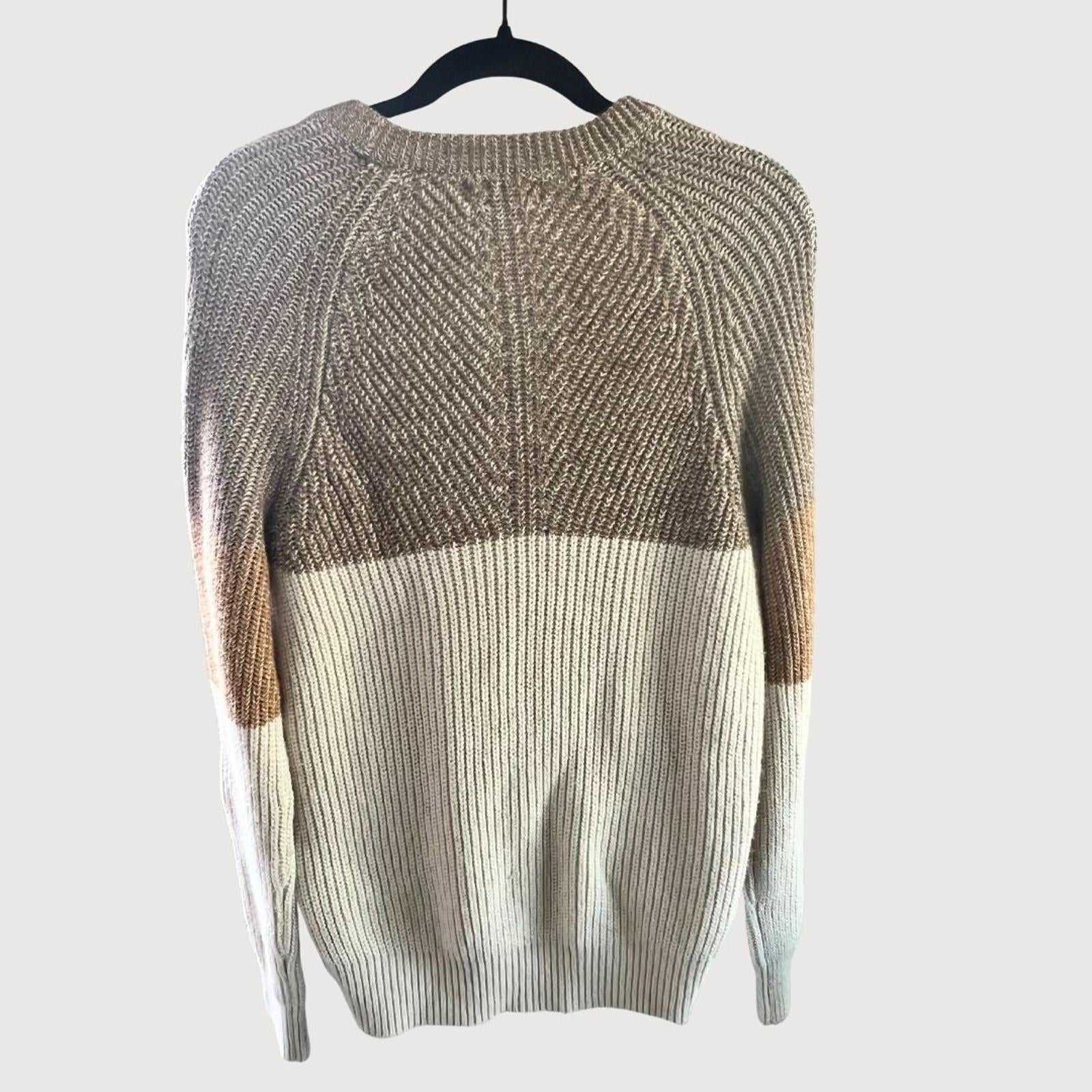 Vintage Nautica Cable Knit Crewneck Sweater Mens Size Small
