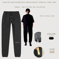 Fear of God Essentials NWT Stretch Limo Sweatpants  - Black, Size S