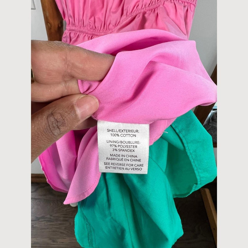 Milly Poplin Nina Dress - Pink Multi, Size S