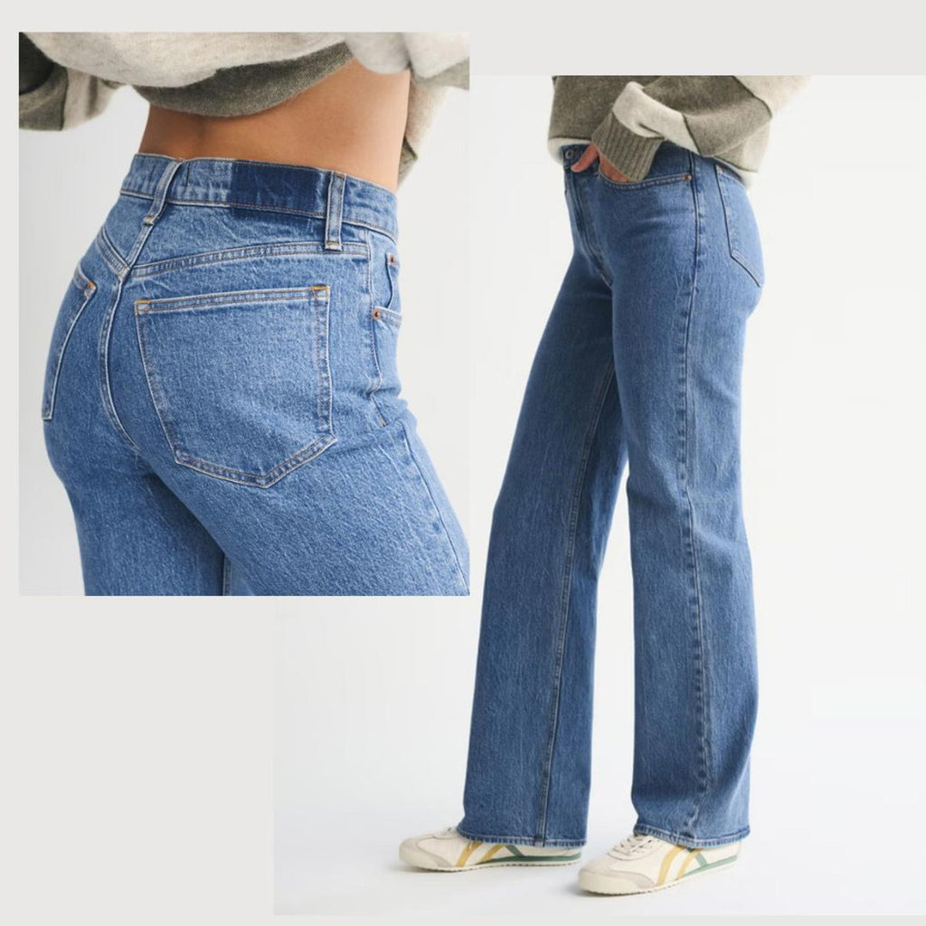 Vintage 90's Y2K Abercrombie & Fitch Relaxed Fit High Rise Jeans Size 27