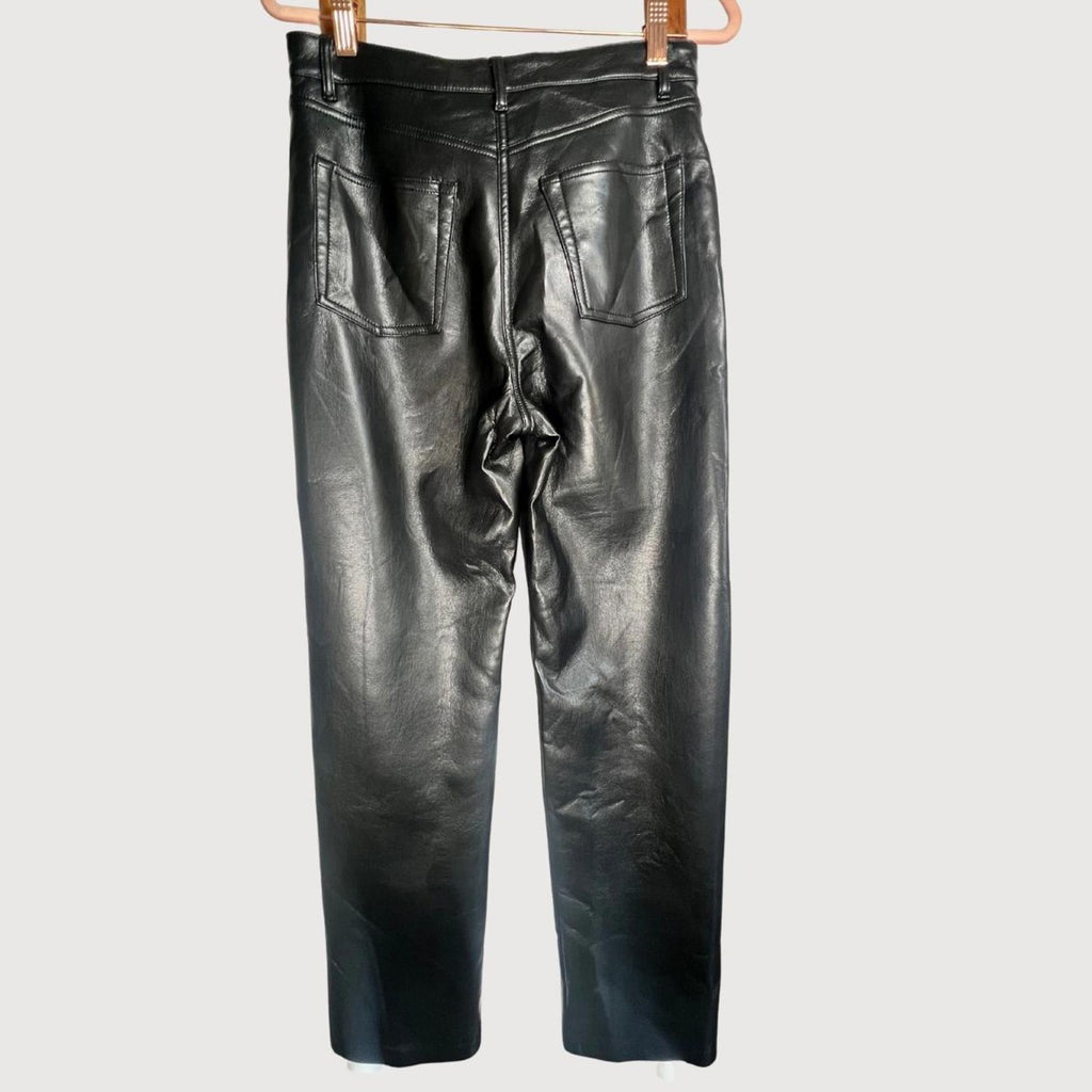 Aritzia Wilfred The Melina™ Pant High-Waisted Vegan Leather Straight Leg Pants