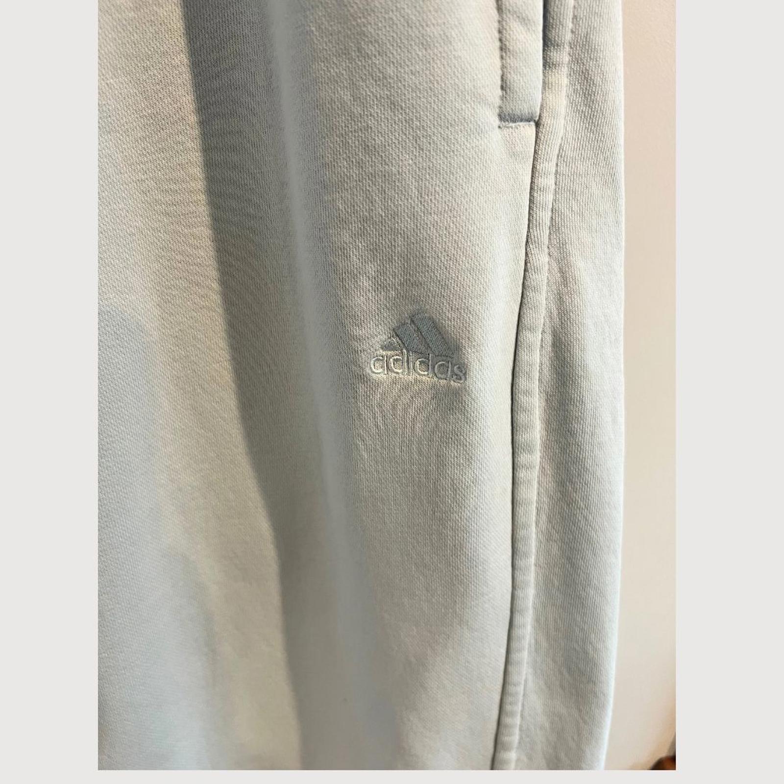 Adidas All SZN French Terry Fleece Joggers Light Blue Size S