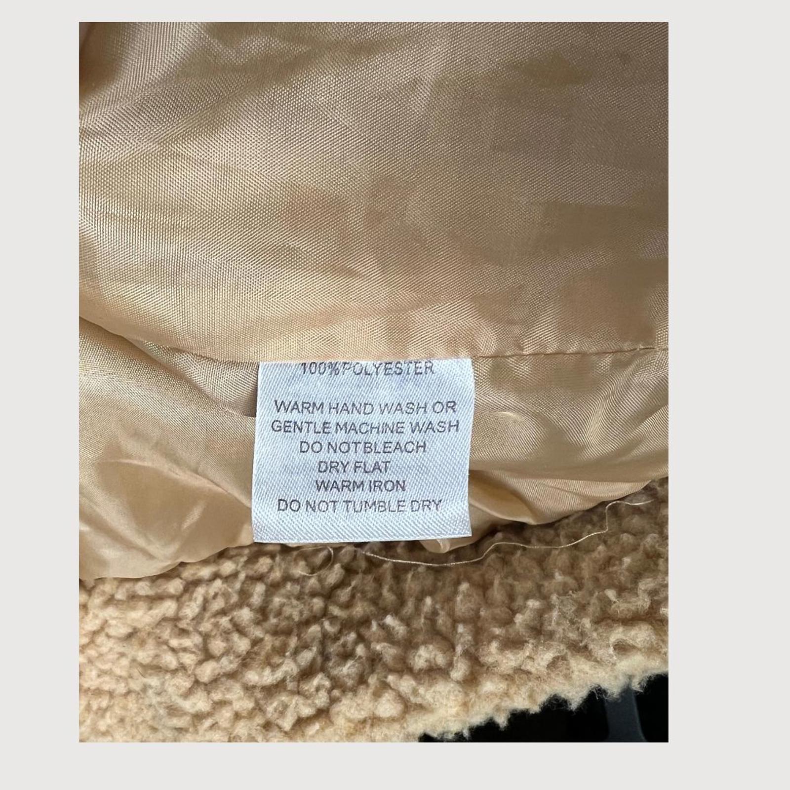 I AM GIA Teddy Sherpa Jacket Oversized Zip Up Pixie Coat Caramel XS