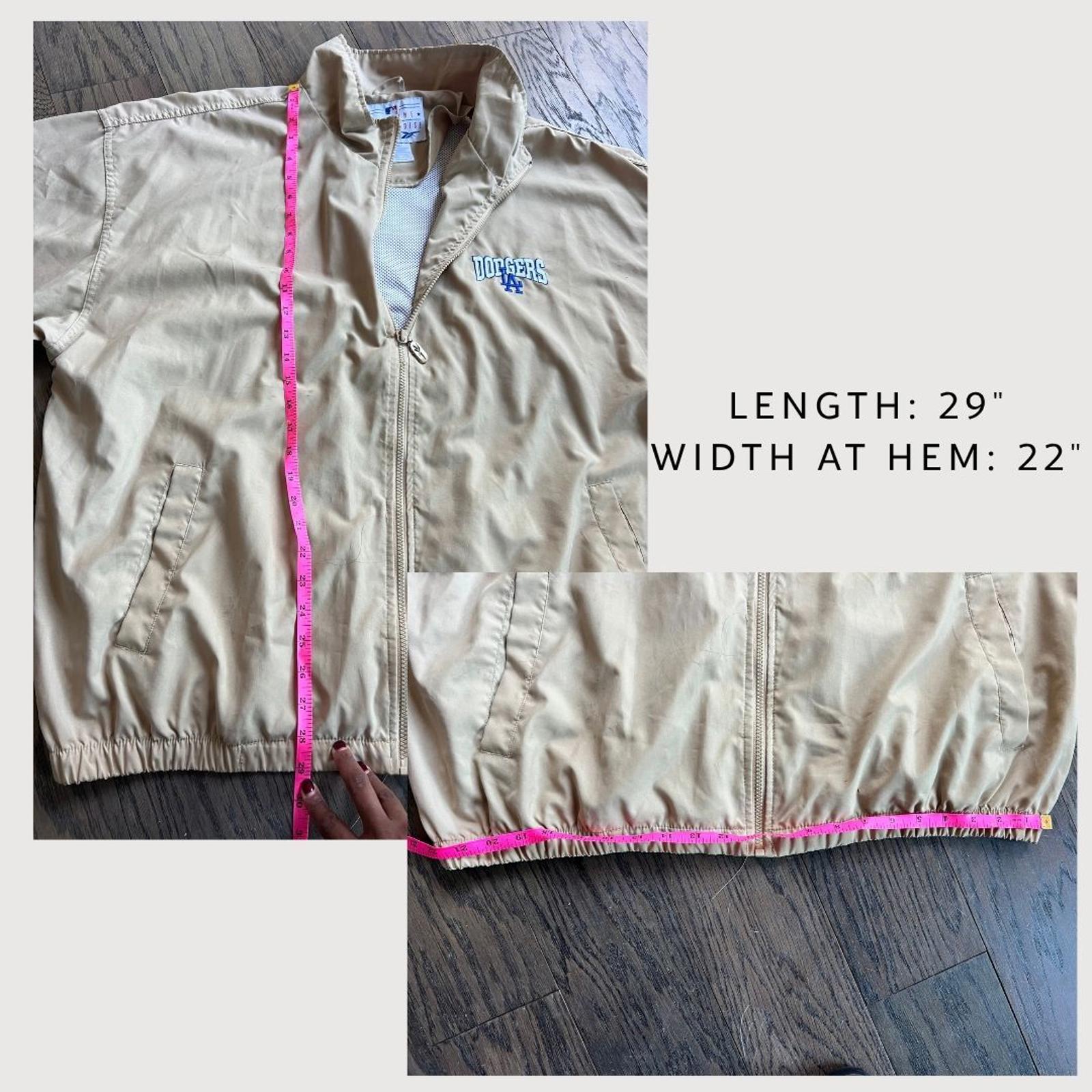 Vintage Y2K 90's Los Angeles Dodgers Nylon Windbreaker Jacket Size XL