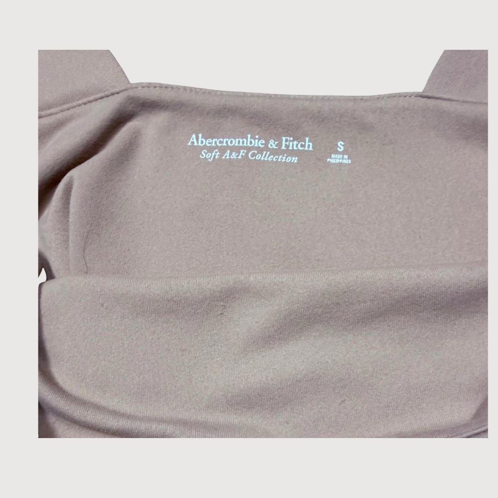 Abercrombie & Fitch Square Neck Tank Top, Nude, Size S