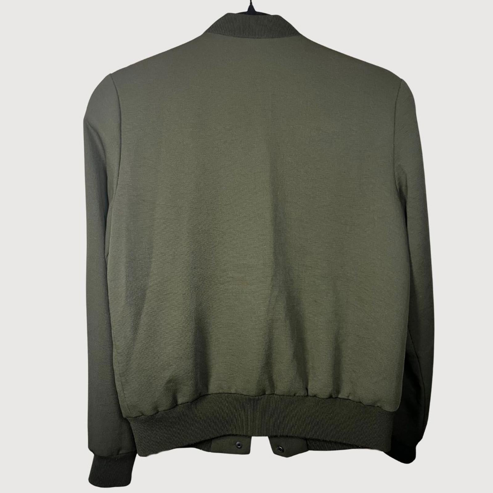 Aritzia Wilfred Poussin Oversized Bomber Jacket – Olive, Size S