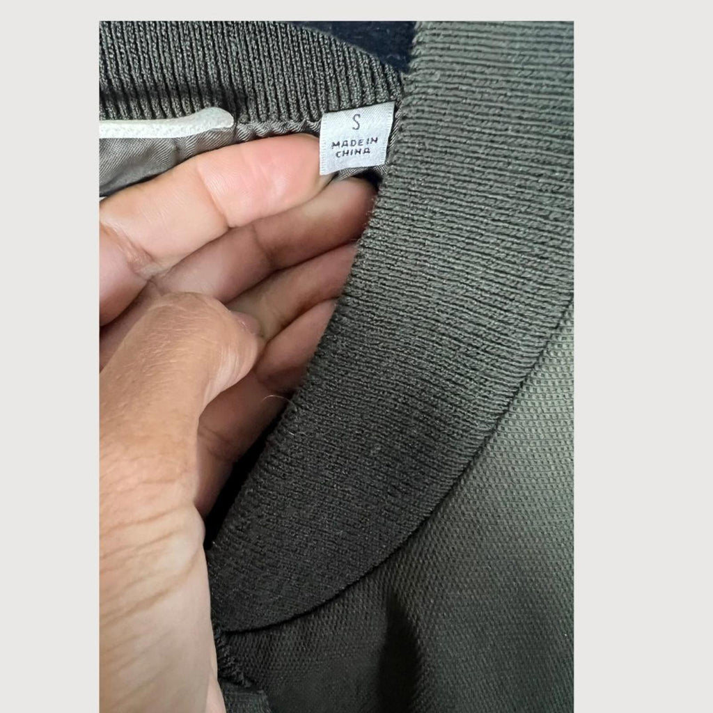 Aritzia Wilfred Poussin Oversized Bomber Jacket – Olive, Size S