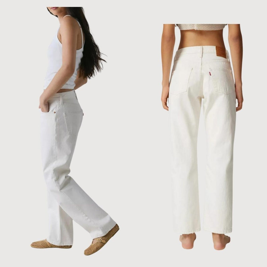 Levi's 501 '90s Women's Straight Jeans in Ecru, Size 26