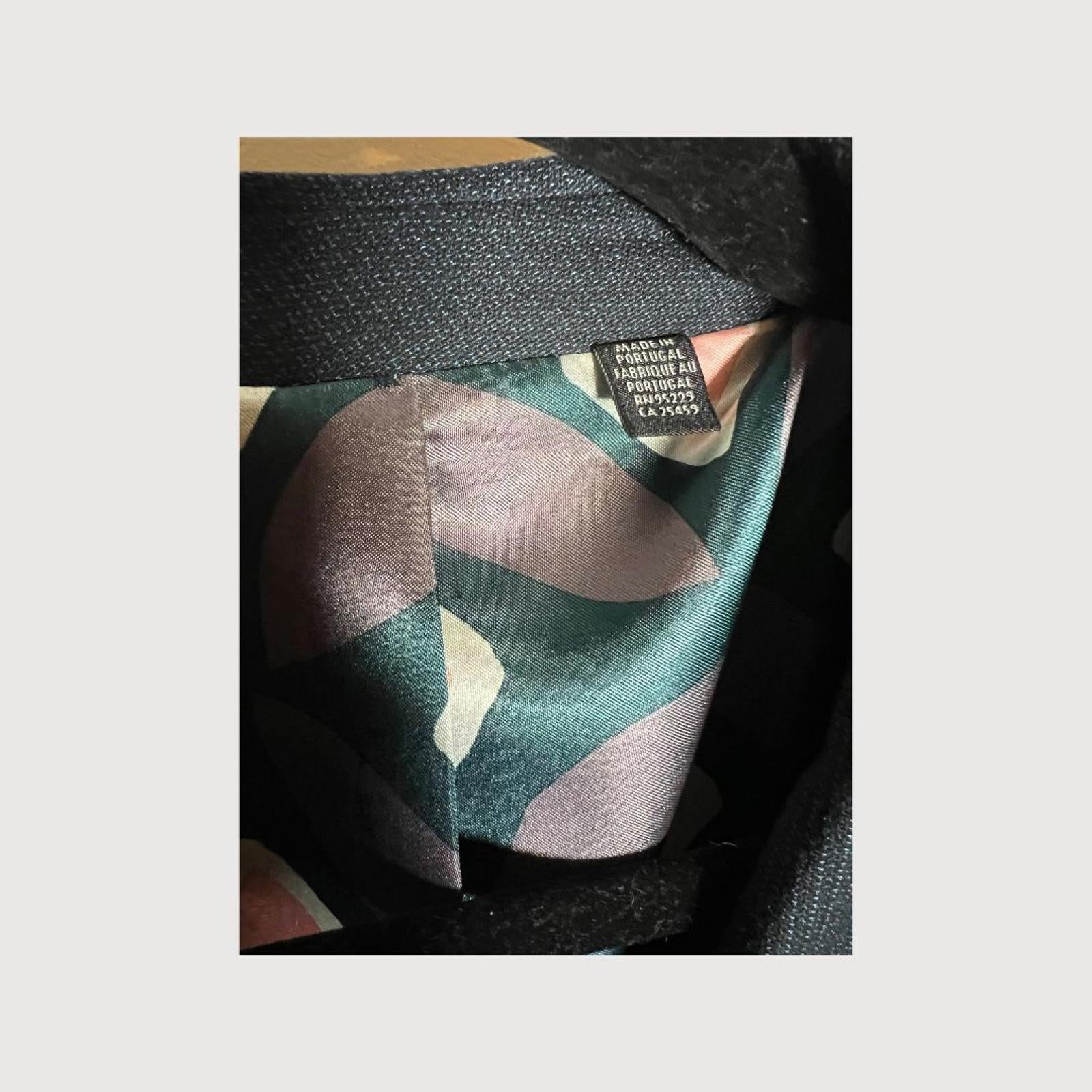 Ted Baker Kingbur Geo Navy Blazer - Size 4- Corpcore trend