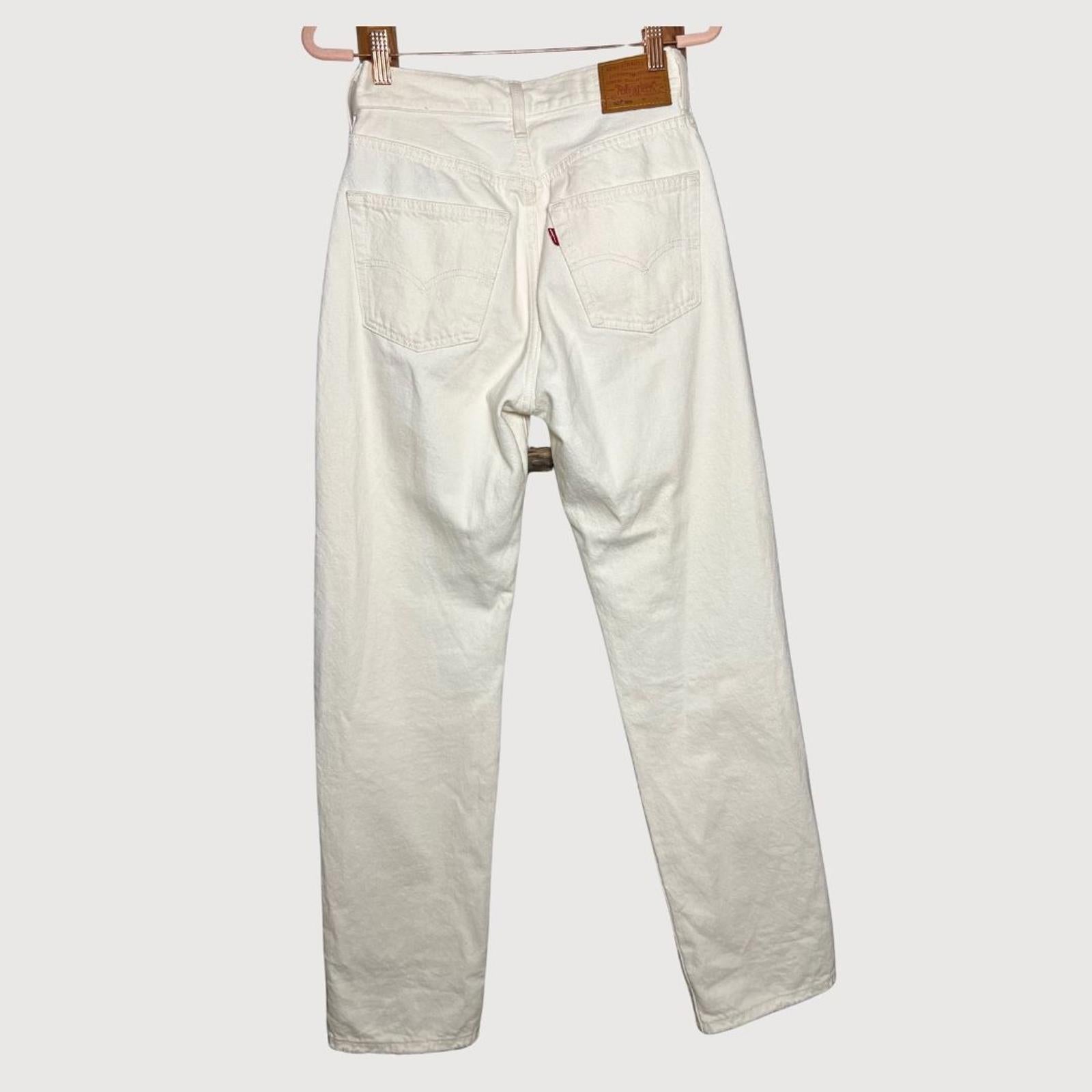 Levi's 501 '90s Women's Straight Jeans in Ecru, Size 26