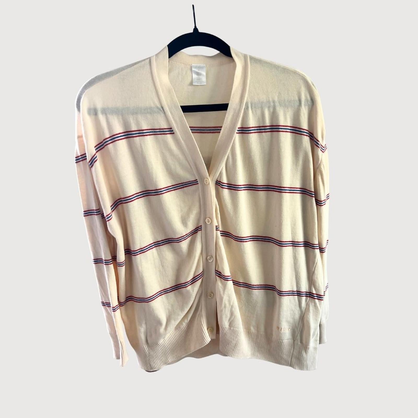 Vintage Striped Cardigan Size 42 Medium Fit