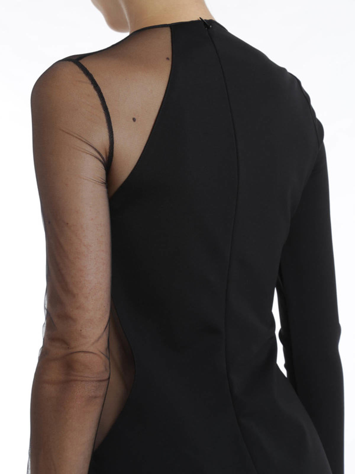 Vintage Stella McCartney Sheer Sleeve Mini Dress size 36/ US 6