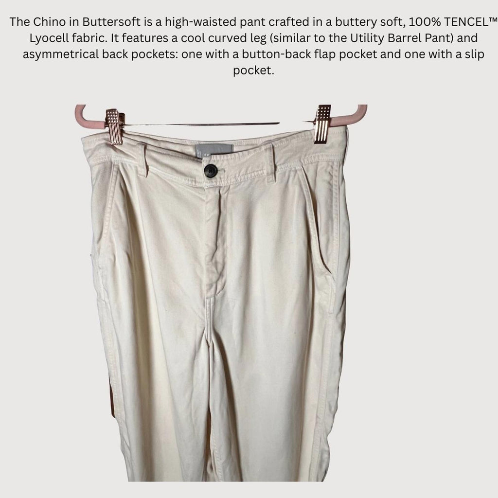 Everlane The Chino Barrel Leg Women's Pants Size 6